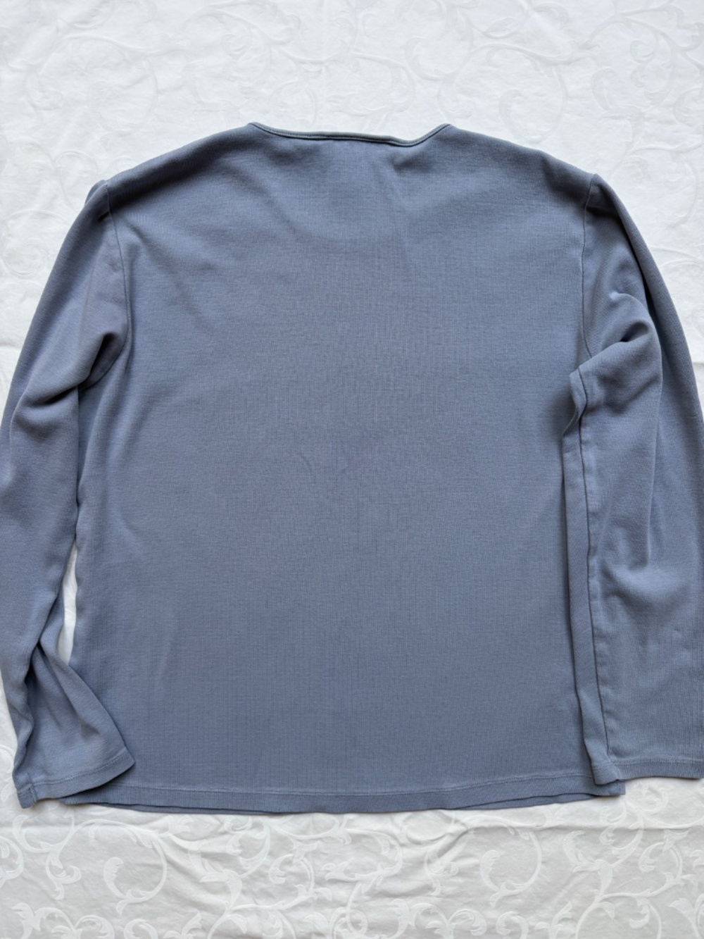 Women’s Long Sleeve Tee Bundle Pendleton L.L. Bean Ivory Blue Green Sz L - Picture 6 of 11